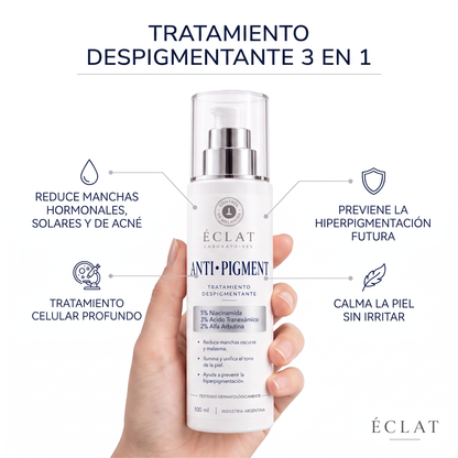 ÉCLAT® | Emulsión Facial Anti-Pigment Dermocosmética para Manchas Hormonales, Solares y de Acné
